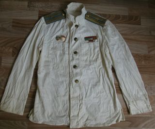 White Jacket For The Military In The Navy Of The Ussr - 1963