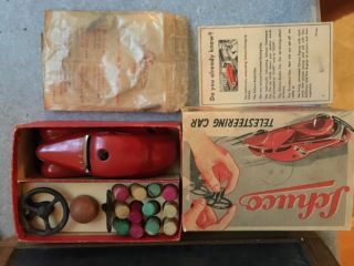 Vintage Rare 1940’s Schuco Telesteering Car Mib - Boxed Store Stock