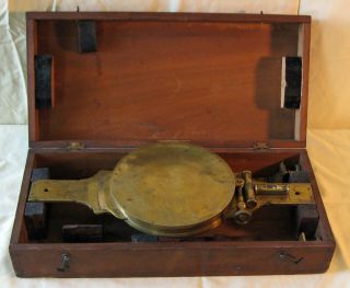 Mid 19th Century Surveyor’s Vernier Compass by Gennert & Holzke 6