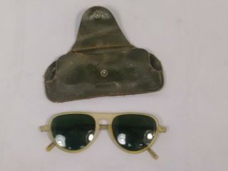 Ww2 1945 Willson Sunglasses Case 10th Mountain Fssf Ski