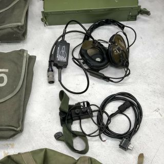 Rockwell Collins PRC - 515 - RU - 20 Military HF Radio Transceiver and Accessories 2