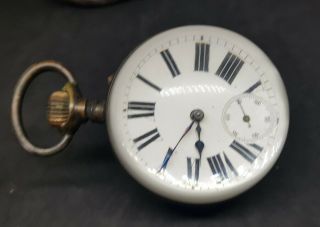 VERY RARE LARGE ANTIQUE CRYSTAL BALL CLOCK 1900 ' S 9