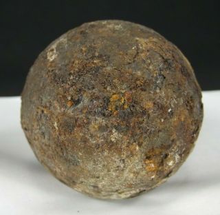 Antique Cannonball Vintage Civil War Relic Canister Shot 2 1/2 " 2.  4lbs