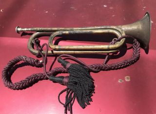 US ARMY WW1 Bugle Harry Coleman 1907 RARE L@@K 11