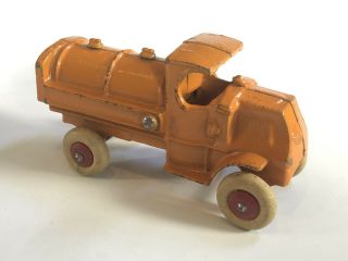 1930s Hubley Cast Iron Toy Tank Truck - Wonderful