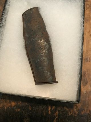 Revolutionary War 18th Century Hand Forged Iron Rare Double Powder Measure 1780 11
