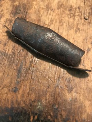 Revolutionary War 18th Century Hand Forged Iron Rare Double Powder Measure 1780