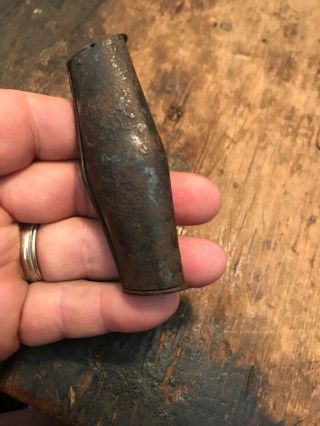 Revolutionary War 18th Century Hand Forged Iron Rare Double Powder Measure 1780 5