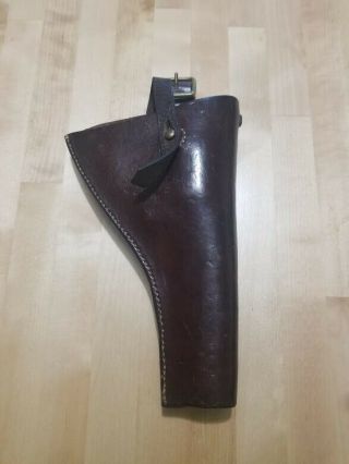 Ww1 British Webley Open Top P14 Leather Holster