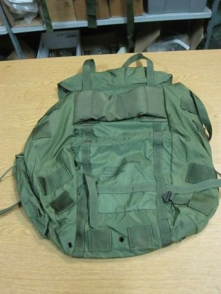 COMPLETE USGI OD GREEN LARGE ALICE PACK LC - 1 WITH KIDNEY,  SHOULDER STRAPS 5