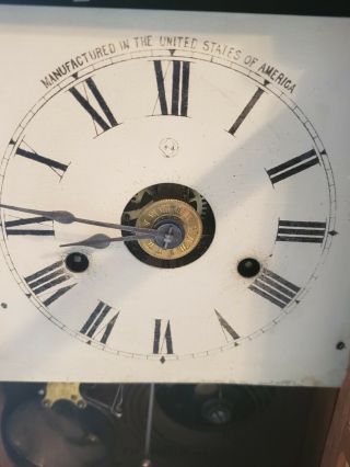 Seth Thomas Empire Half Columns Shelf Mantle Clock Case Parts Restore 7