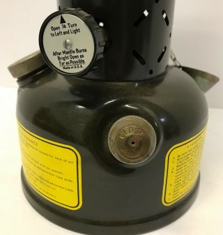 1973 Dated USGI Coleman Gas Lantern 4