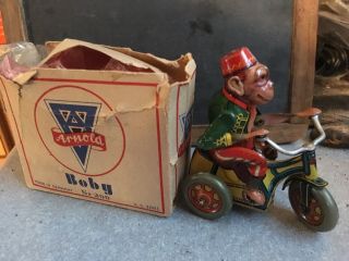 Vintage Rare 1940’s Arnold Boby Monkey MIB - Boxed 2