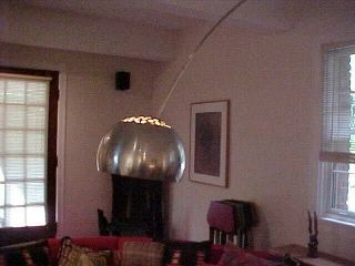 ARCO ITALIAN LAMP 1960 ' S CASTIGLIONI - MID - CENTURY MODERN - WHITE MARBLE BASE 2