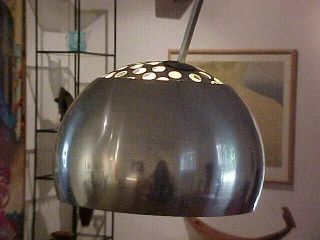ARCO ITALIAN LAMP 1960 ' S CASTIGLIONI - MID - CENTURY MODERN - WHITE MARBLE BASE 7