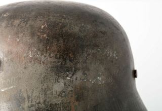 WWI German M17 Stahlhelm,  Combat Helm WW1 Trophy Sent Chichago USA RARE 5