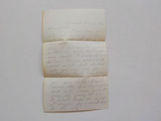 Civil War Letter 1862 Soldier No Pay For Rations Camp 16th Hampshire Vtg Old