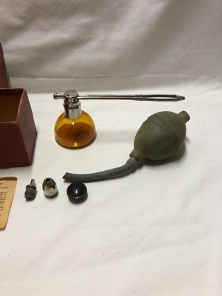 Antique Medical Device DeVILBISS Atomer No.  16 Nose Throat Spray Bottle 2