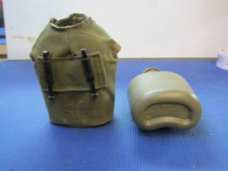 vintage US VIETNAM ERA CANTEEN SET WITH CUP & COVER 1964 3