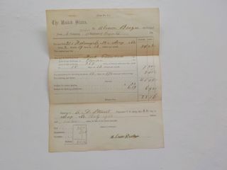 Civil War Document 1862 14th Regiment Elmira York Fort Trumbull Connecticut