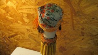 Antique Art Deco Lady Head Hat Stand Rare 2