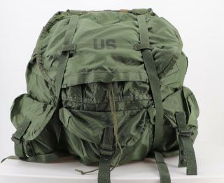 Large Alice Pack OD Green Army Surplus Us Military Hunting Fishing Camping 2