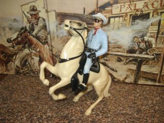 Hartland Lone Ranger Full Rearing Silver All Cowboy Horse Accessories