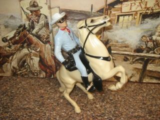 Hartland Lone Ranger full rearing Silver all cowboy horse accessories 2