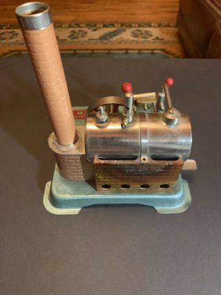 Vintage Jensen Toy Model Steam Engine w/ Chimney 2