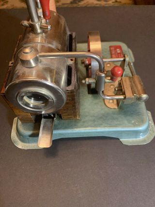 Vintage Jensen Toy Model Steam Engine w/ Chimney 8