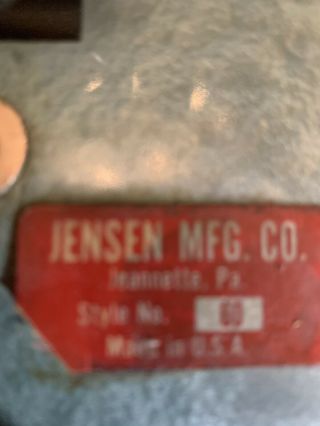 Vintage Jensen Toy Model Steam Engine w/ Chimney 9