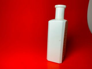 VTG ANTIQUE FRENCH ' S FRECKLE REMOVER MILK GLASS COSMETIC HTF SCARCE APOTHECARY 8