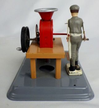 Vintage 1950’s Fleischmann Tin Sausage Maker Steam Engine Accessory Toy 5