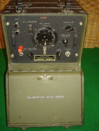 Wwii U.  S.  Signal Corps Frequency Meter Bc - 221 - Ah,  1943 Dated
