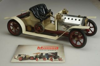 Vintage Mamod Steam Powered Engine Model Toy Car - Steam Roadster Sr1