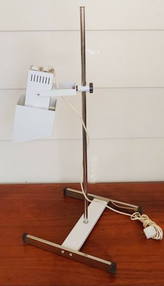 Danish Modern Articulating Floor Lamp Reading Light Made In Denmark Mid Century