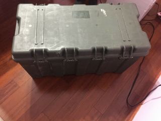 US Military Issue Hardigg TL500i OD Green Footlocker Trunk Storage Case Box 7
