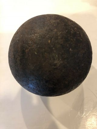 Nine Pound Naval Cannonball From Baltimore Area