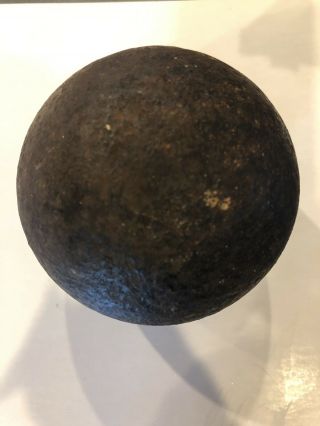 NINE POUND NAVAL CANNONBALL FROM BALTIMORE AREA 2