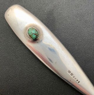 Fine Liberty & Co Cymric Art Silver & Turquoise Letter Opener Archibald Knox