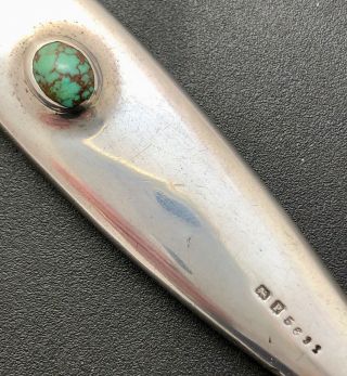 fine liberty & co cymric art silver & turquoise letter opener archibald knox 2