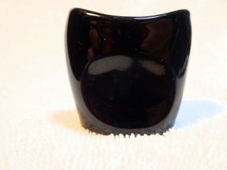 England: Shiny Black " Pinch " Eye Wash Cup " From The 1920 