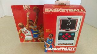 Vintage 1978 Mattel Basketball Electronic Game Hand - Held Mib