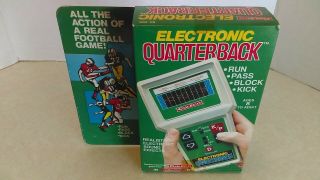 Vintage 1978 Coleco Electronic Quarterback Hand - Held Game Mib