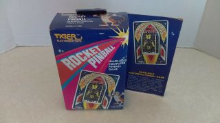 Vintage 1979 Tiger Rocket Pinball Hand Held Electronic Game Nos