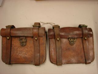 Ww1 Canadian 1916 Pattern Leather Ammo Pouches - Toronto Dated - Pair