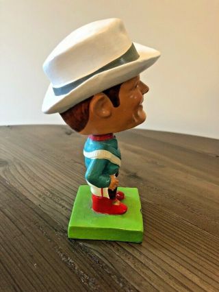 Vintage 1960s Roy Rogers Green Base Bobbing Head Nodder Bobblehead 7