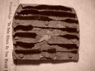 Relic horse brush/curry comb - Dug at Fort Craig Mexico - 1960 ' s find 2