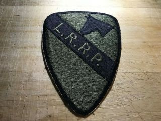 Cold War/vietnam? Us Army Patch - 1st Cavalry L.  R.  R.  P.