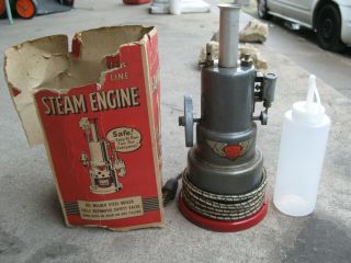 Vintage Robert Fulton Lines Vertical Steam Engine Toy,